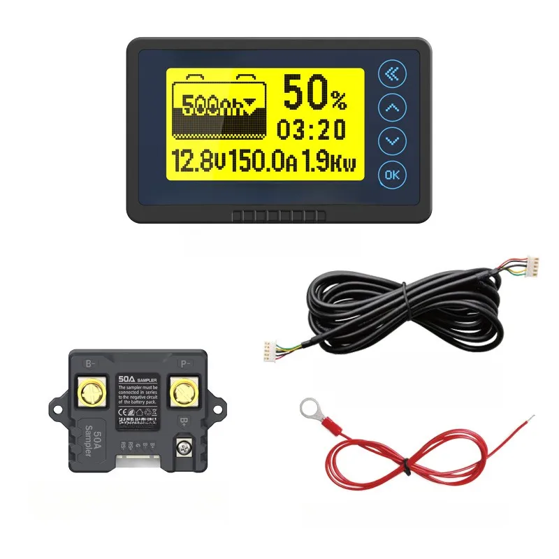 Industrial Grade RV Battery Monitor 12V 48V Lithium Iron Phosphate with Brass Shunts for Reliable Power Tracking
Industrial Grade RV Battery Monitor 12V 48V Lithium Iron Phosphate with Brass Shunts for Reliable Power Tracking