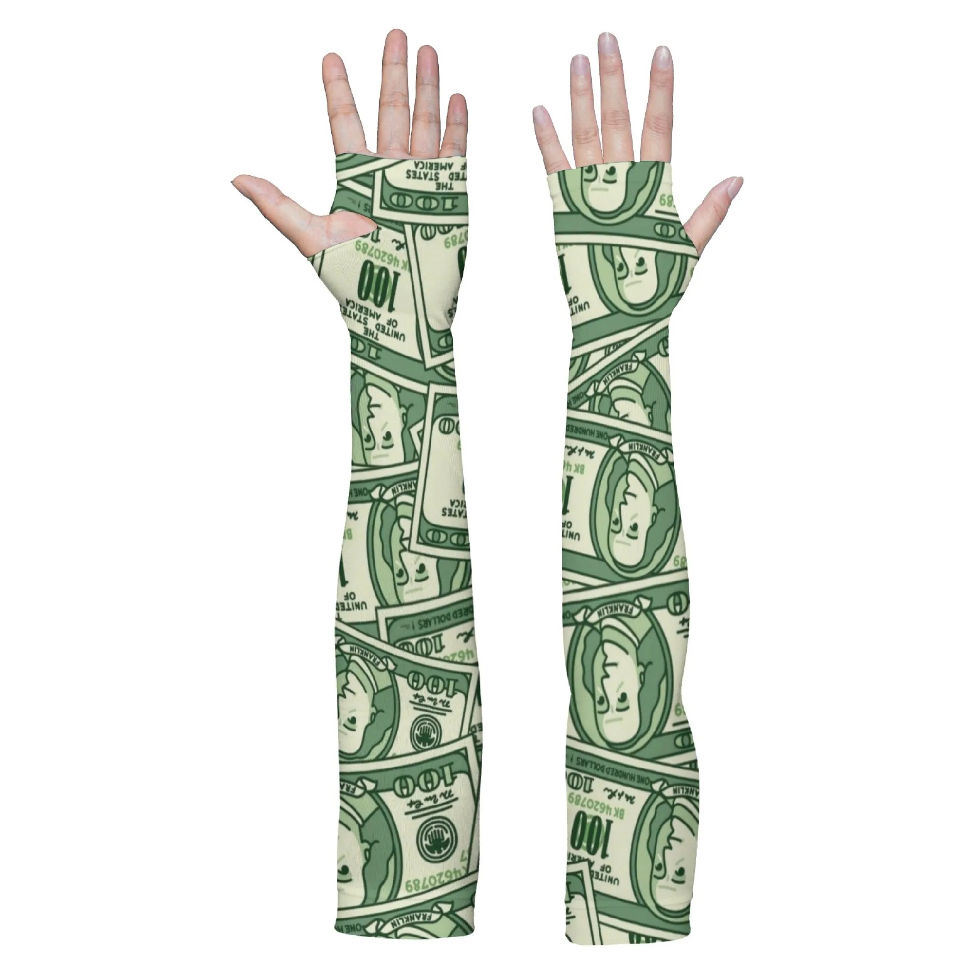 Novelty Funny Banknote Arm Sleeves Non-slip Lightweight and Breathable for Running Fitness Hiking Outdoor Sports Sleeves
Novelty Funny Banknote Arm Sleeves Non-slip Lightweight and Breathable for Running Fitness Hiking Outdoor Sports Sleeves