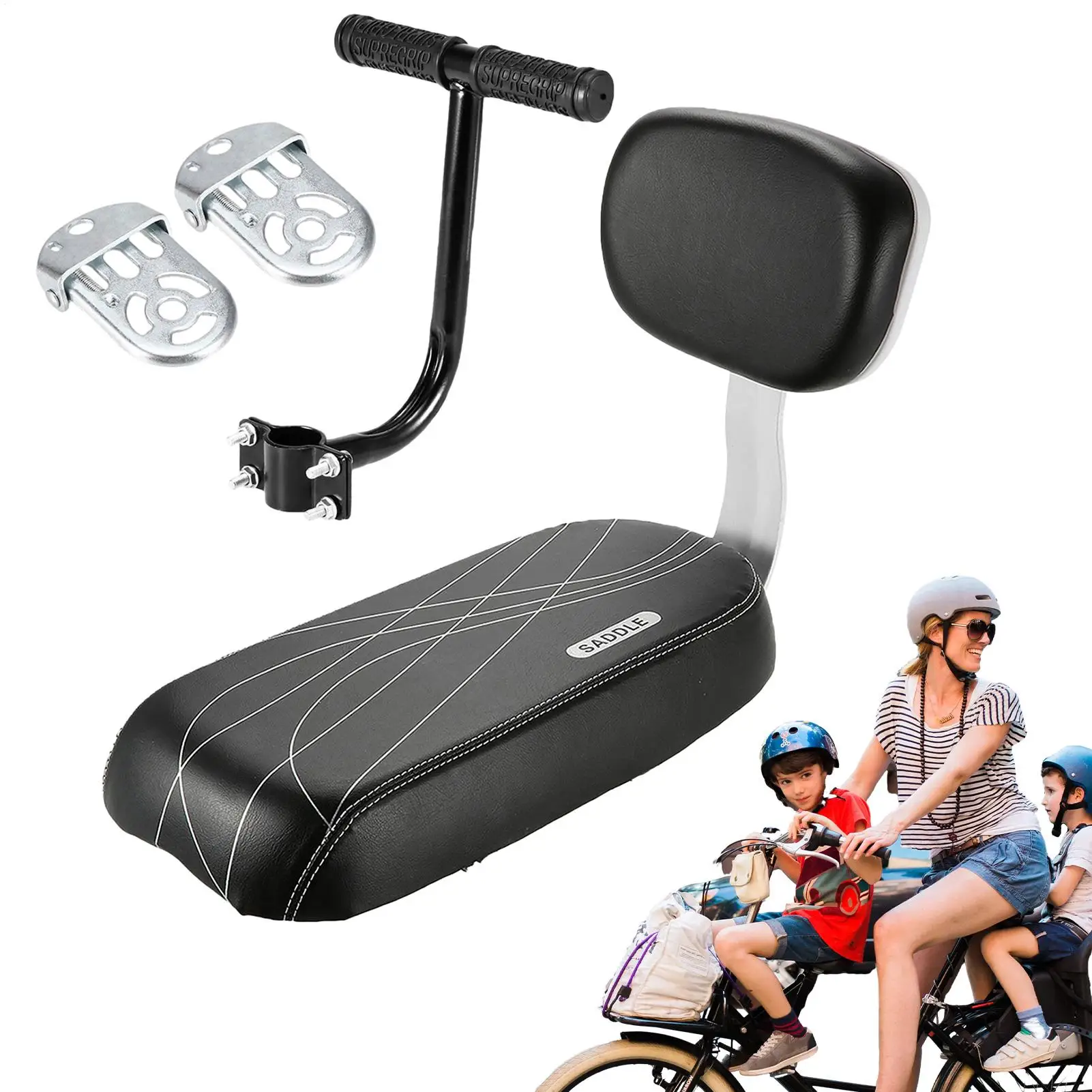 Cycle Accessories Parts Bicicleta Bicycle Rear Seat Saddle Child With Back Rest Handle Armrest Footrest Pedal
Cycle Accessories Parts Bicicleta Bicycle Rear Seat Saddle Child With Back Rest Handle Armrest Footrest Pedal