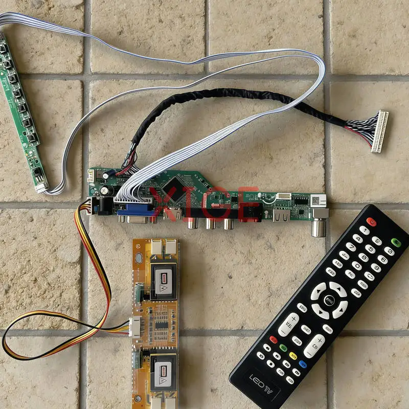 Screen Drive Controller Board Fit QD19EL01 PM190SX TM190SX CLAA190EA03 1280x1024 4CCFL 30 Pin LVDS 1280*1024 USB+AV+VGA+HDMI Kit
Screen Drive Controller Board Fit QD19EL01 PM190SX TM190SX CLAA190EA03 1280x1024 4CCFL 30 Pin LVDS 1280*1024 USB+AV+VGA+HDMI Kit