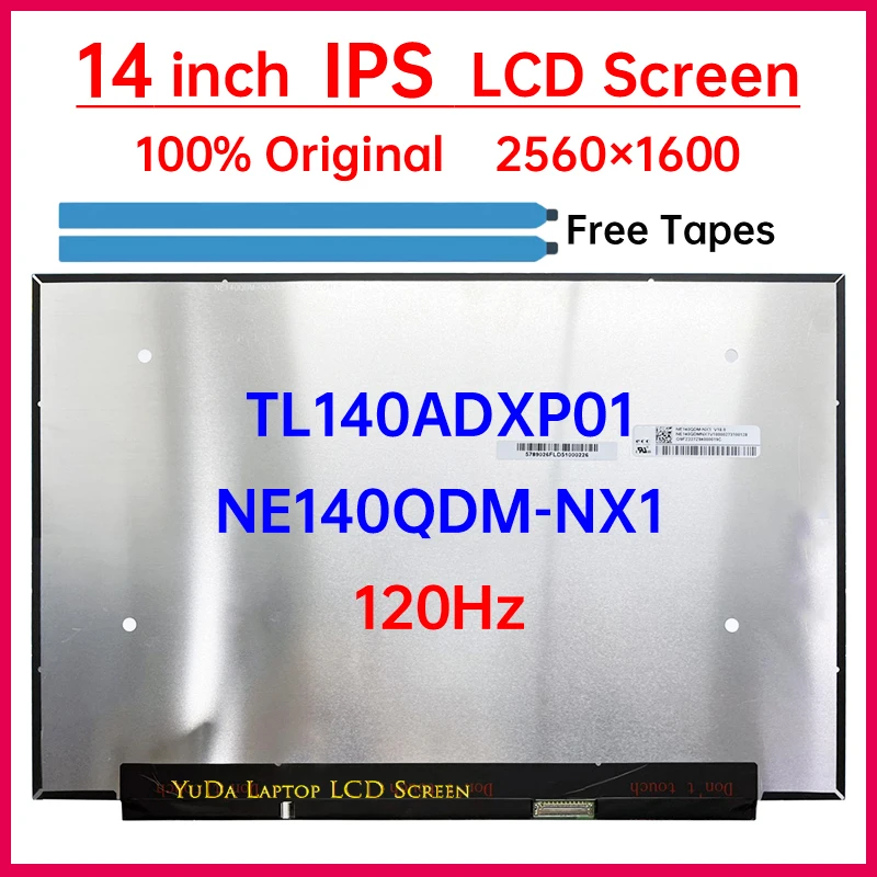14 Inch 120Hz LCD Screen NE140QDM-NX1 TL140ADXP01-00 For ASUS ROG Zephyrus G14 GA402RJ GA402RK Display Matrix Panel Replacement
14 Inch 120Hz LCD Screen NE140QDM-NX1 TL140ADXP01-00 For ASUS ROG Zephyrus G14 GA402RJ GA402RK Display Matrix Panel Replacement