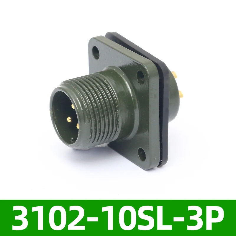 waterproof aviation plug socket 3 pins MS3108A10SL-3S MS3102A10SL-3P
waterproof aviation plug socket 3 pins MS3108A10SL-3S MS3102A10SL-3P