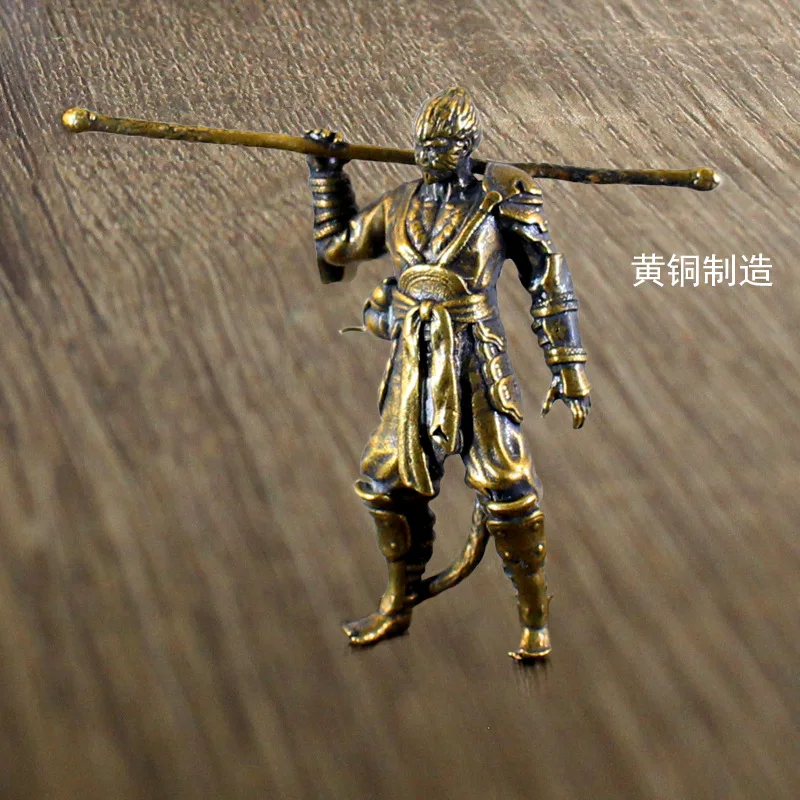 Wukong Antique Monkey Miniature Figurines Craft Mini Golden Cudgel Wu Kong Statue Model Desk Ornaments Home Car Decor Craft 
Wukong Antique Monkey Miniature Figurines Craft Mini Golden Cudgel Wu Kong Statue Model Desk Ornaments Home Car Decor Craft