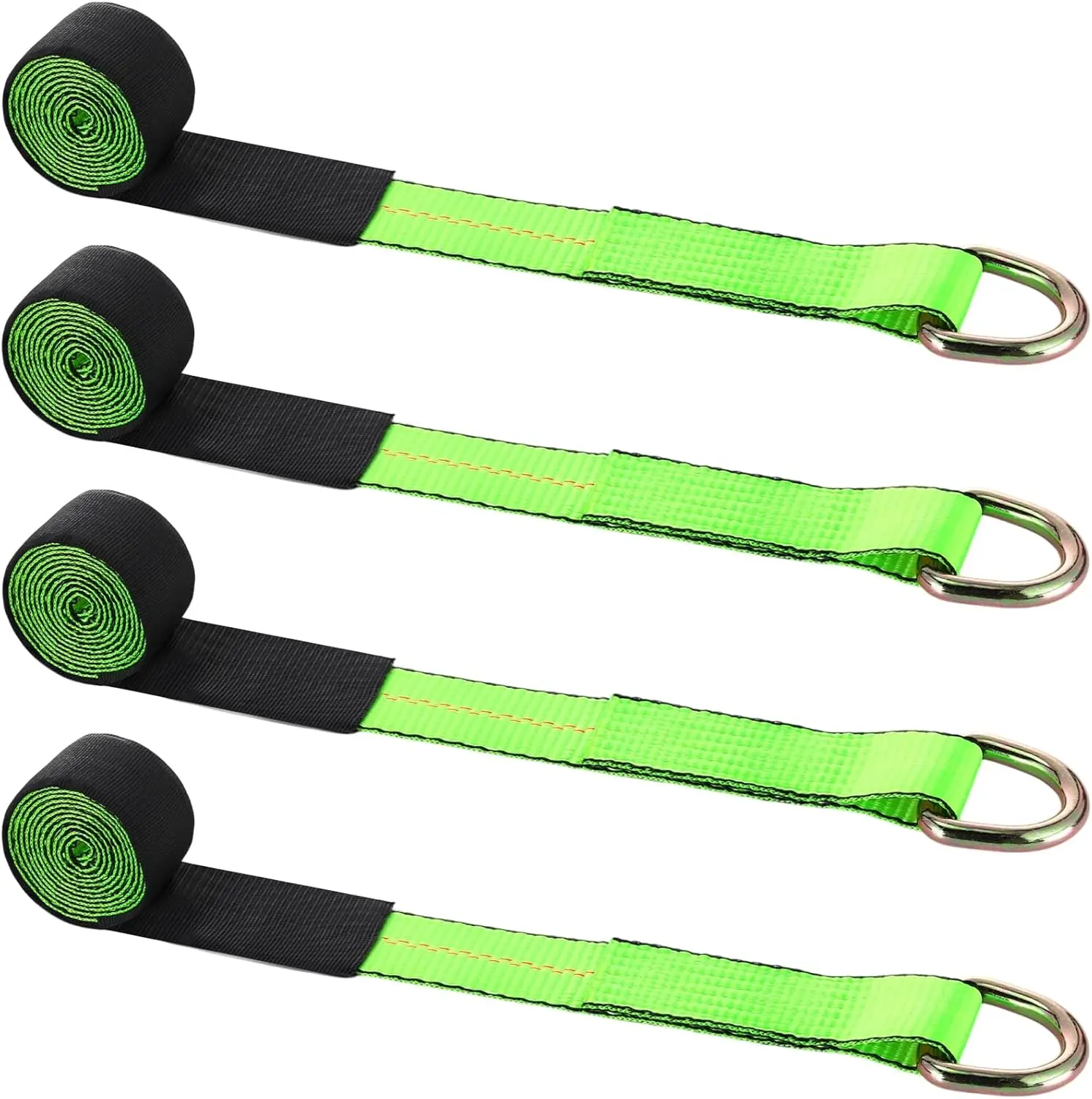 12 Pack Heavy-Duty Tow Truck Straps with D Rings, 11,000 Lbs Break Strength for Hauling UTV SUV Wrecker Rollback (2" X 8ft)
12 Pack Heavy-Duty Tow Truck Straps with D Rings, 11,000 Lbs Break Strength for Hauling UTV SUV Wrecker Rollback (2" X 8ft)