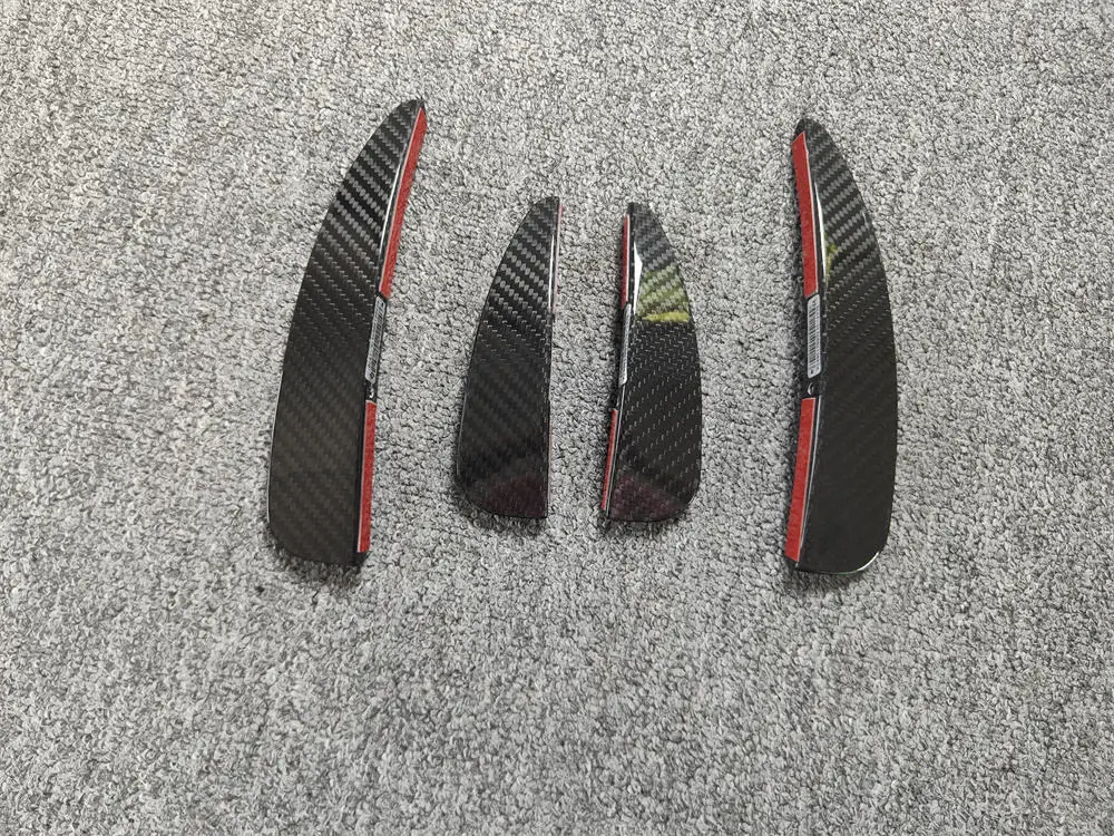 New for 2020-2023 R8 Real Carbon Fiber CAP Style Front Splitter Fan Blade Body Kit Fix with Screws
New for 2020-2023 R8 Real Carbon Fiber CAP Style Front Splitter Fan Blade Body Kit Fix with Screws