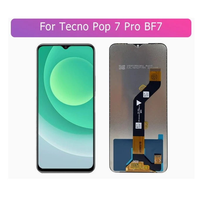 For Tecno Pop 7 BF6 /Pop 7 Pro BF7 LCD Display Touch Screen Digitizer Panel Assembly
For Tecno Pop 7 BF6 /Pop 7 Pro BF7 LCD Display Touch Screen Digitizer Panel Assembly