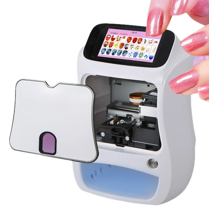 Pattern making and drying integrated nail art printer
Pattern making and drying integrated nail art printer