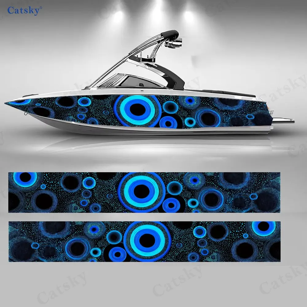 2Pcs Dark Blue Swirl Pattern Boat Sticker, PVC Waterproof Durable Vinyl Wrap Decals for Fishing Boat, Durable and Stylish Design
2Pcs Dark Blue Swirl Pattern Boat Sticker, PVC Waterproof Durable Vinyl Wrap Decals for Fishing Boat, Durable and Stylish Design