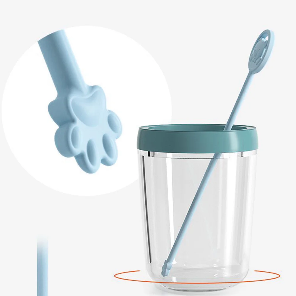 2pcs Silicone Mixing Stick Cartoon Bear Stirring Bar For Milk Powder Red Blue Colors Baby -Shaped Bear Claw Non-Residue
2pcs Silicone Mixing Stick Cartoon Bear Stirring Bar For Milk Powder Red Blue Colors Baby -Shaped Bear Claw Non-Residue