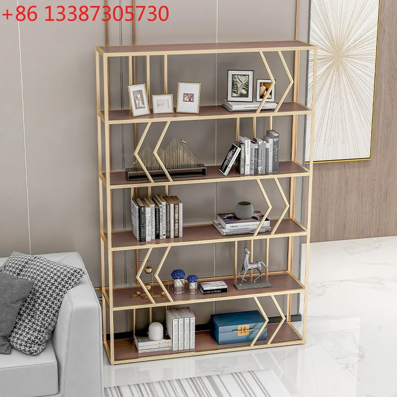 Nordic light luxury metal bookshelf display rack partition decoration simple floor display rack
Nordic light luxury metal bookshelf display rack partition decoration simple floor display rack