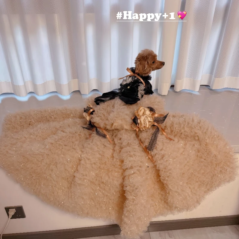 Chic Plush Black Rose Sling Dress for Small Medium Dogs Detachable Tail Princess Outfit Pet Cat Dog Supplies
Chic Plush Black Rose Sling Dress for Small Medium Dogs Detachable Tail Princess Outfit Pet Cat Dog Supplies