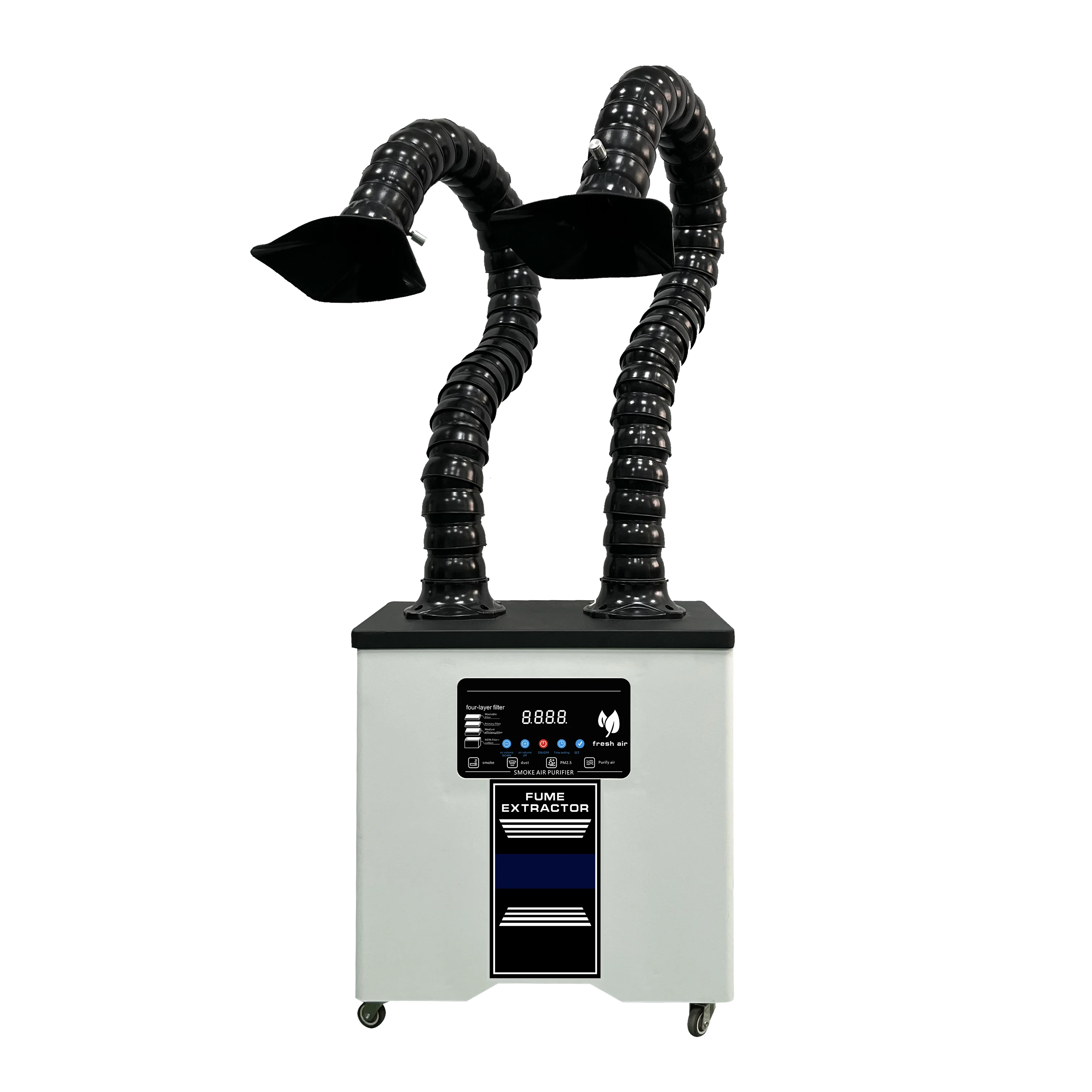 Fume Extractor With The Intelligent Control Panel And Digital Display
Fume Extractor With The Intelligent Control Panel And Digital Display