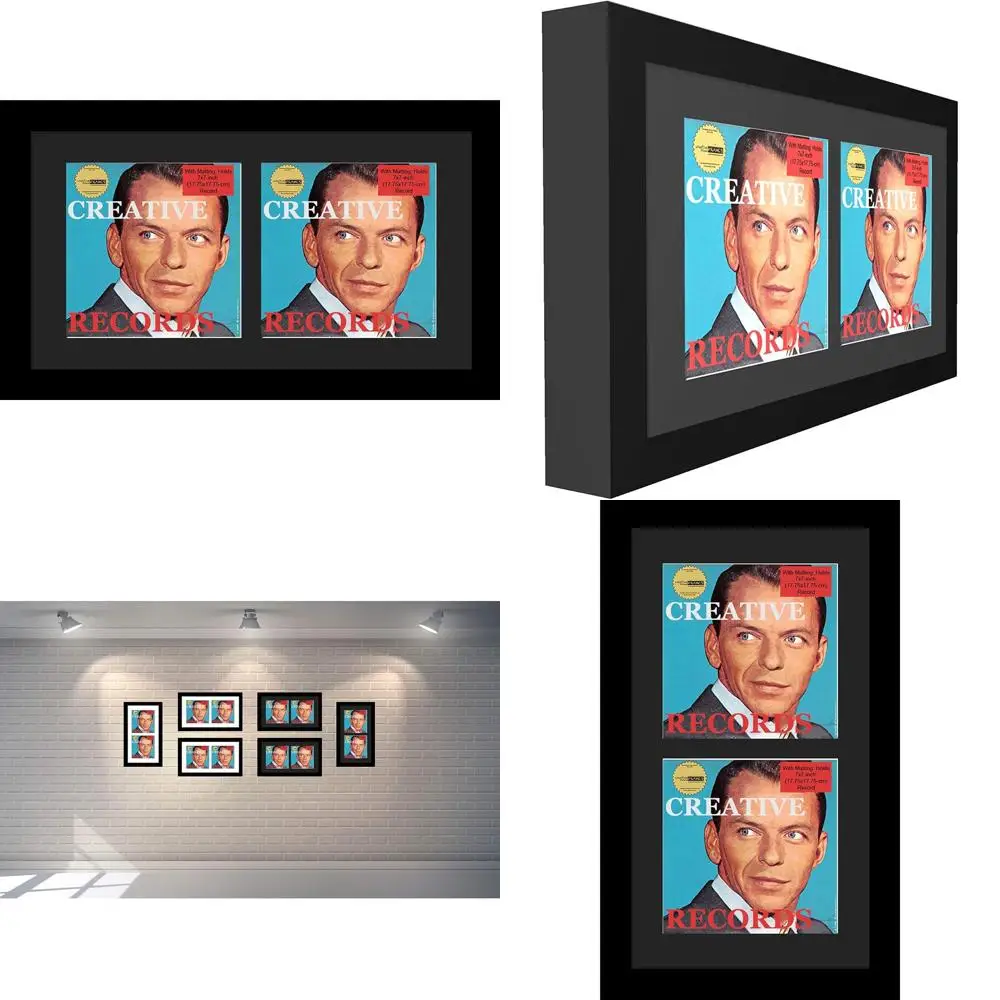 Double 7x7 Vinyl Sleeve Art Display Pack of 12 with Black Mat
Double 7x7 Vinyl Sleeve Art Display Pack of 12 with Black Mat