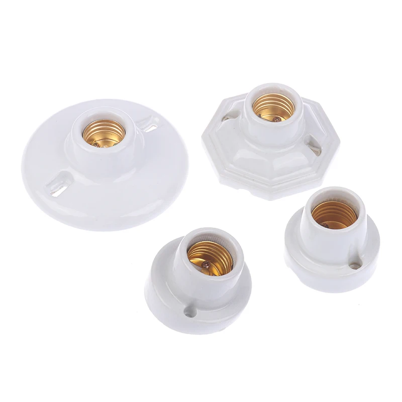 4 Styles High Temperature Resistant All Ceramic Lamp Holder Screw E27 All Copper Core High Quality Ceramic Light Base Holder
4 Styles High Temperature Resistant All Ceramic Lamp Holder Screw E27 All Copper Core High Quality Ceramic Light Base Holder