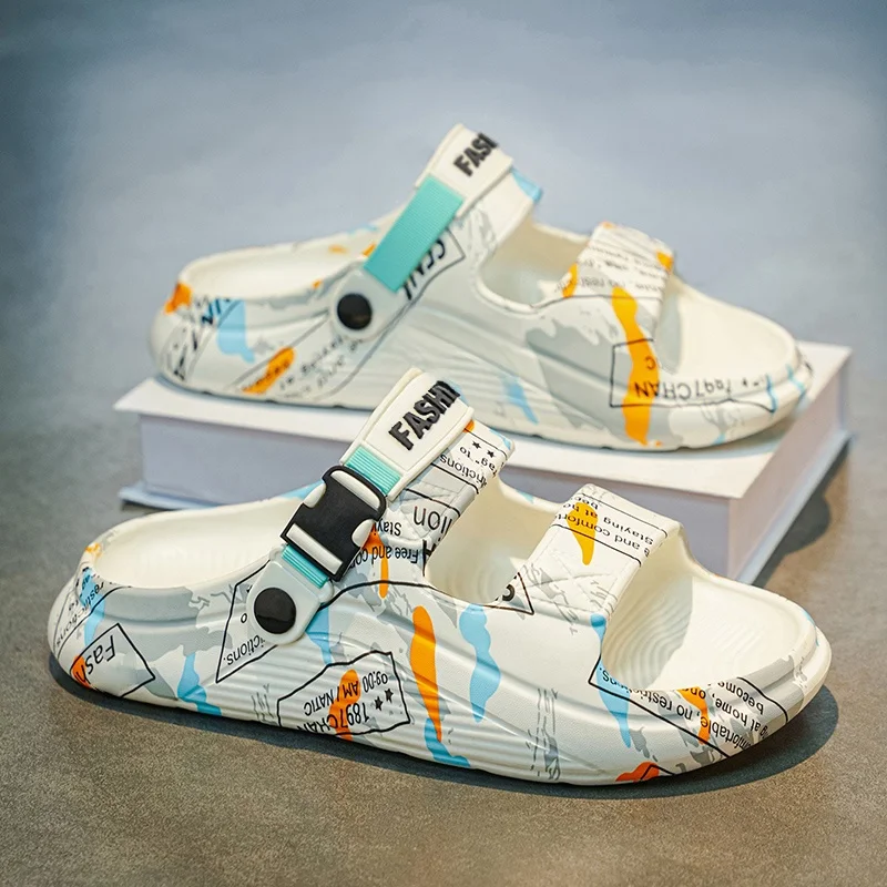 Men's Summer Outdoor Sports Slippers Anti-Slip Driving Soft Bottom Beach Coast Sandals Trendy Brand Comfortable EVA Material
Men's Summer Outdoor Sports Slippers Anti-Slip Driving Soft Bottom Beach Coast Sandals Trendy Brand Comfortable EVA Material
