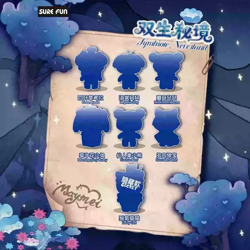 MayMei V4 Twin Secret Realm Series, модная слепая коробка, милая кукла, сумка с подвеской, подарок на день рождения для девочек, коллекционная игрушка ручной работы
MayMei V4 Twin Secret Realm Series, модная слепая коробка, милая кукла, сумка с подвеской, подарок на день рождения для девочек, коллекционная игрушка ручной работы