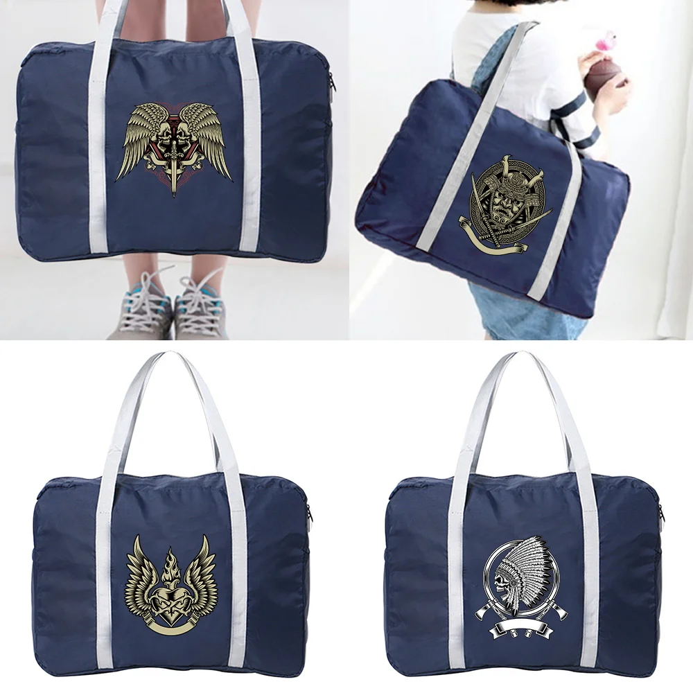 Luggage Travel Bags Nylon Unisex Foldable Large Capacity Bag Skull Series Printing Women New WaterProof Handbag Men Travel Bags
Luggage Travel Bags Nylon Unisex Foldable Large Capacity Bag Skull Series Printing Women New WaterProof Handbag Men Travel Bags
