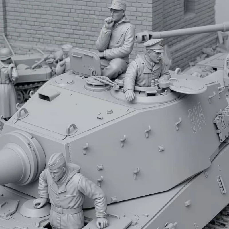 1/35 Scale Resin Figure Assembled Model Kit Tank Soldier Kit History Miniature Sculpture Unassembled and Unpainted 963
1/35 Scale Resin Figure Assembled Model Kit Tank Soldier Kit History Miniature Sculpture Unassembled and Unpainted 963