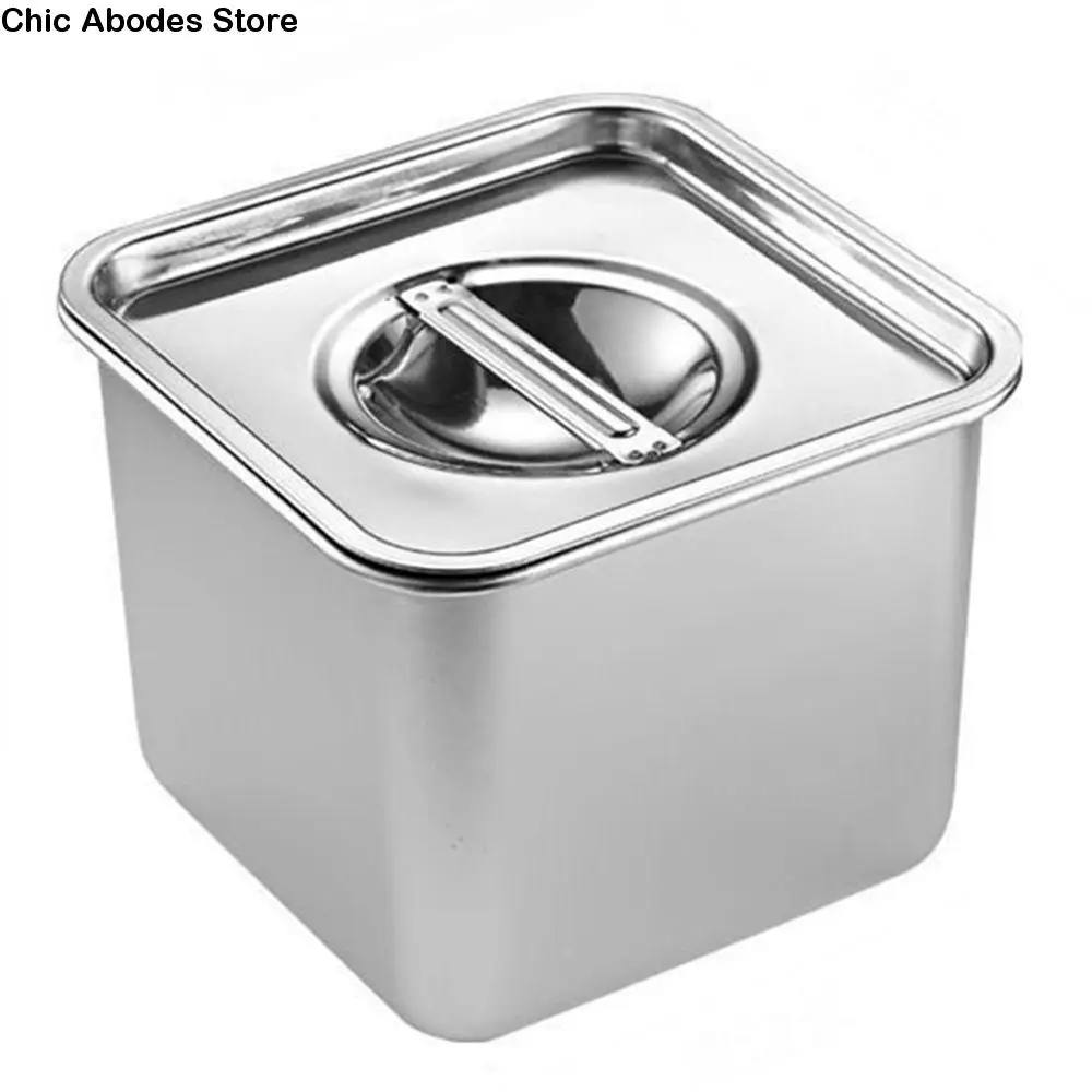 Rust Resistant Frozen Yogurt Container Large Capacity Reusable Stainless Steel Condiment Jar 4Size Dustproof
Rust Resistant Frozen Yogurt Container Large Capacity Reusable Stainless Steel Condiment Jar 4Size Dustproof