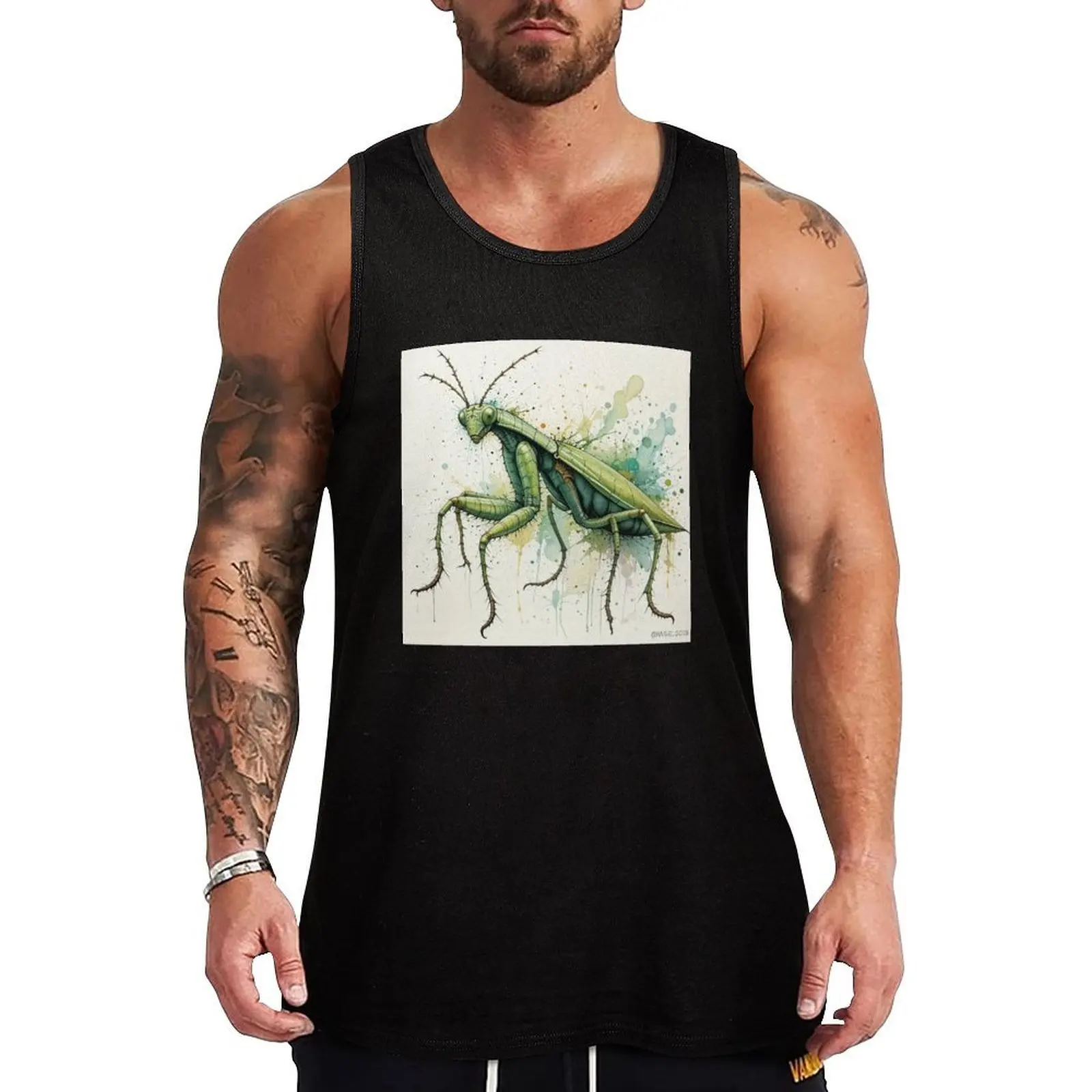 Mantis Tank Top Street Style Casual Tank Top Urban Sleeveless Top
Mantis Tank Top Street Style Casual Tank Top Urban Sleeveless Top