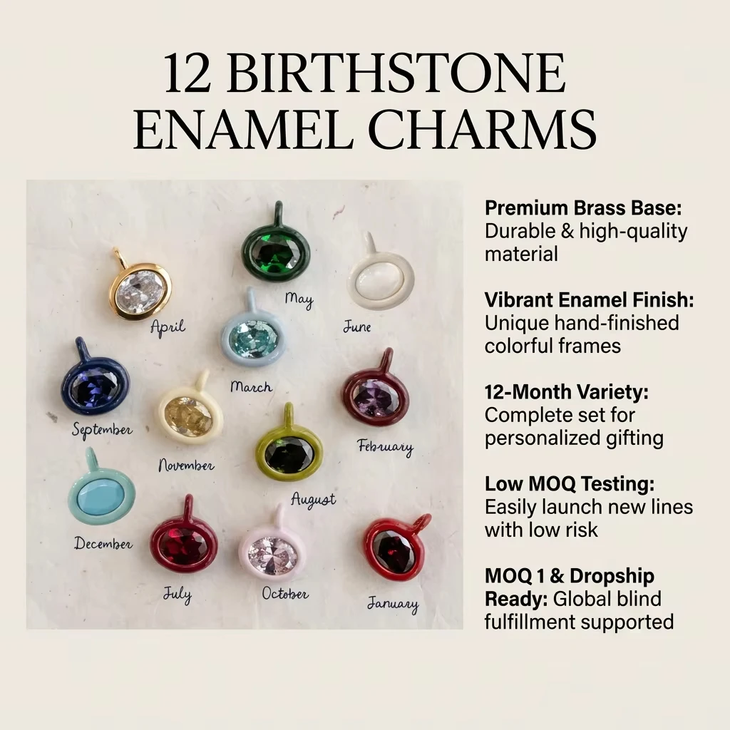 2026 New Trend December Zircon Pendant DIY Colourful Series Stainless Steel 18K Gold Plated Festive Gift
2026 New Trend December Zircon Pendant DIY Colourful Series Stainless Steel 18K Gold Plated Festive Gift