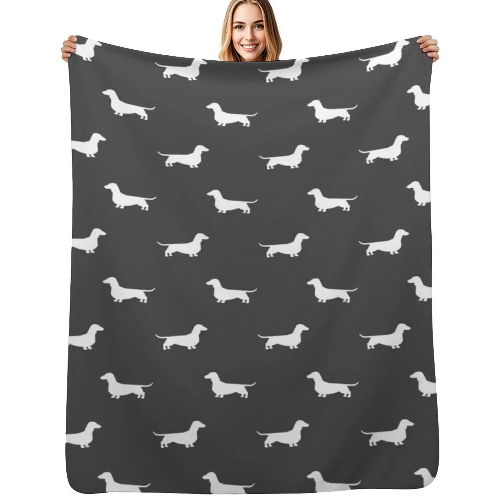 Dachshund Silhouette(s) | Wiener Dog | Smooth Coated Doxie Throw Blanket Easy Care Comfortable Blanket for Couch
Dachshund Silhouette(s) | Wiener Dog | Smooth Coated Doxie Throw Blanket Easy Care Comfortable Blanket for Couch