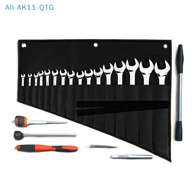 NEW Wrench Organizer,Tool Roll Pouch – 16-Pocket Waterproof Oxford Cloth Wrench Roll Organizer For Garage, Workshop Home Repairs
NEW Wrench Organizer,Tool Roll Pouch – 16-Pocket Waterproof Oxford Cloth Wrench Roll Organizer For Garage, Workshop Home Repairs