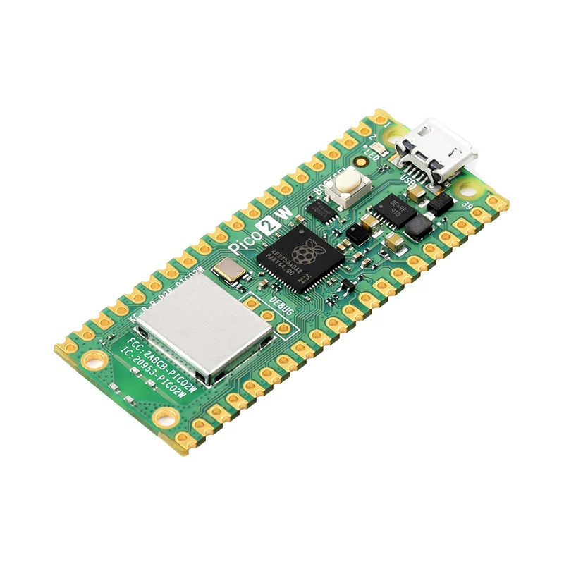Raspberry Pi Pico 2W Development Board RP2350 Dual Core WiFi MicroPython for Smart Device IoT Project
Raspberry Pi Pico 2W Development Board RP2350 Dual Core WiFi MicroPython for Smart Device IoT Project