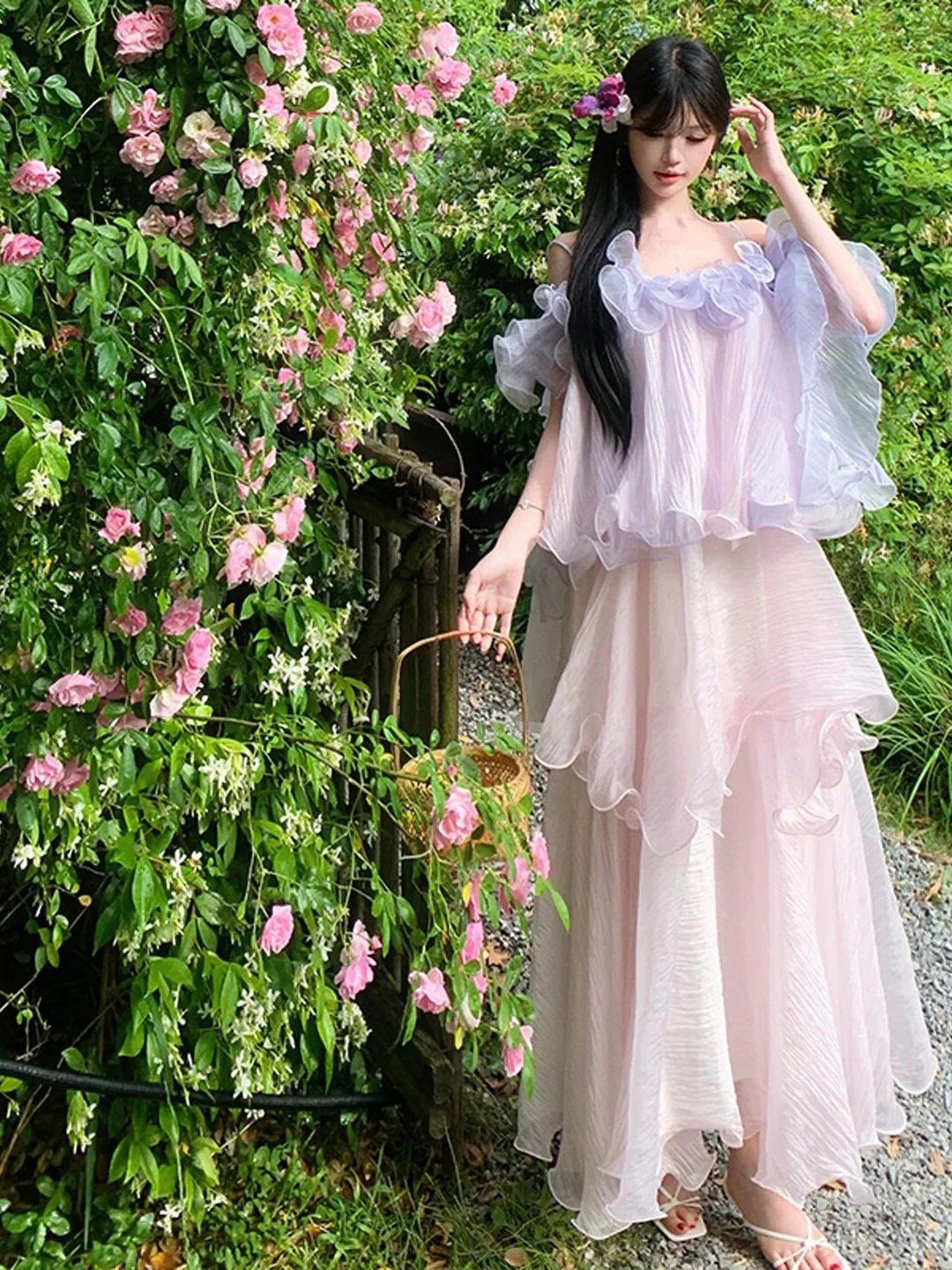 Gentle Wind Unique One-Shoulder Cake Dress Design Summer Midi Dress Soft Cotton No-Sleeve Women's Fashion City Commute Office
Gentle Wind Unique One-Shoulder Cake Dress Design Summer Midi Dress Soft Cotton No-Sleeve Women's Fashion City Commute Office