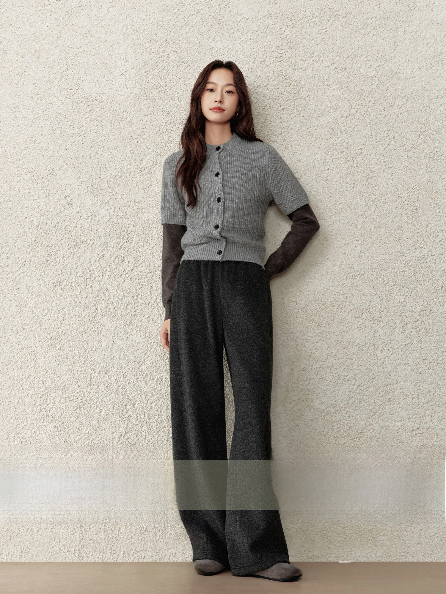 ay Woolen Casual Pants for Women Spring Autumn Loose Lazy Sle High Waist Knife Pants Comfortable Warm Polyester Blend
ay Woolen Casual Pants for Women Spring Autumn Loose Lazy Sle High Waist Knife Pants Comfortable Warm Polyester Blend