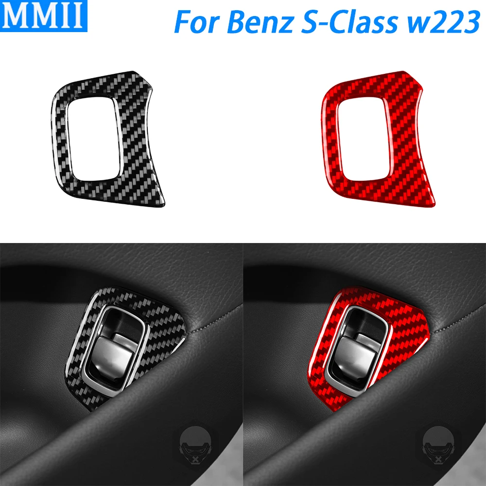 For Benz S-Class W223 2021-2024 Carbon Fiber Rear Trunk Switch Button Cover Trim Car Interior Decoration Accessories Sticker
For Benz S-Class W223 2021-2024 Carbon Fiber Rear Trunk Switch Button Cover Trim Car Interior Decoration Accessories Sticker