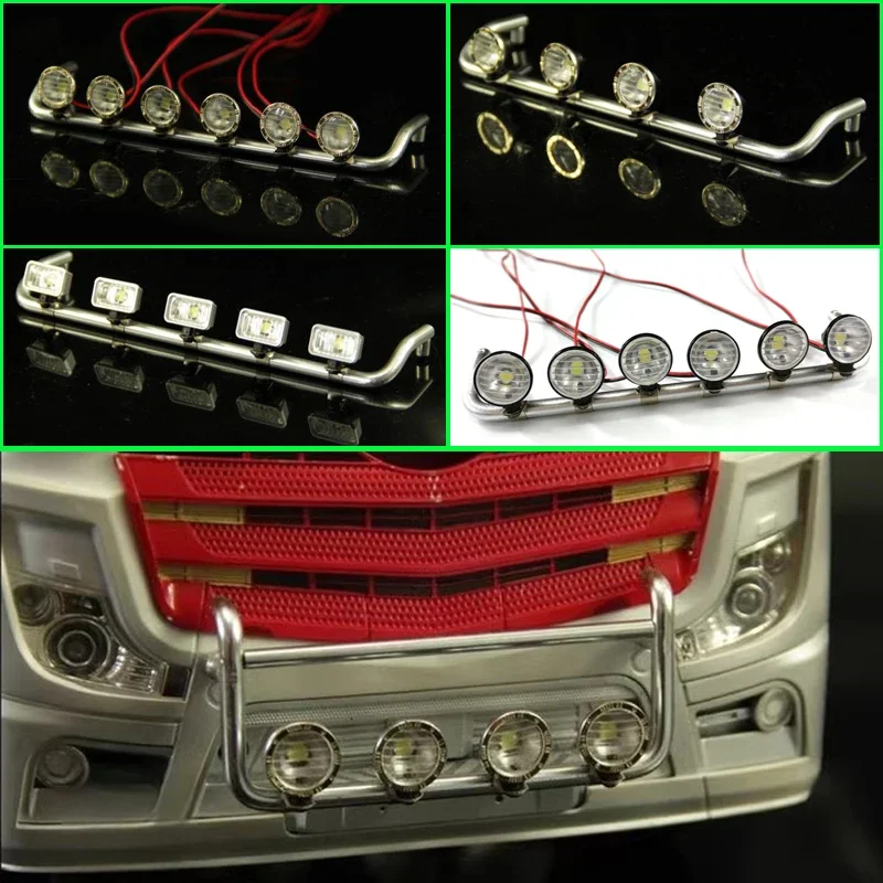 LED 1 Set Metal Row of Lights for 1/14 Tamiya RC Truck Dump Truck BENS SCANIA MAN VOLVO
LED 1 Set Metal Row of Lights for 1/14 Tamiya RC Truck Dump Truck BENS SCANIA MAN VOLVO