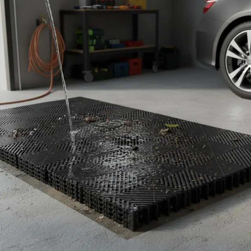 Splicing Floor Tiles 12” x 12” For Garage Garden Kitchen, 12 Pcs Modular Cushion Black PP Drainage Mat Outdoor Indoor Use
Splicing Floor Tiles 12” x 12” For Garage Garden Kitchen, 12 Pcs Modular Cushion Black PP Drainage Mat Outdoor Indoor Use