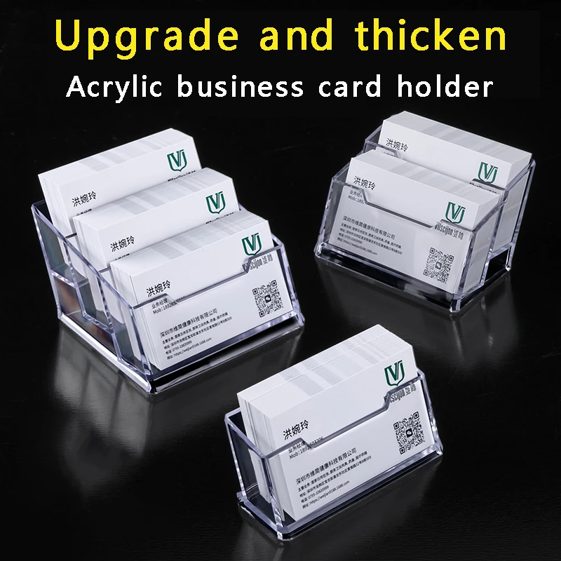 Acrylic advanced transparent business card box, front desk exhibition storage, portable high-end car business card box
Acrylic advanced transparent business card box, front desk exhibition storage, portable high-end car business card box