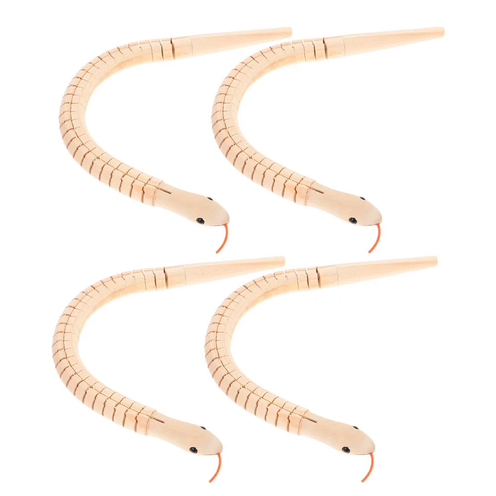 4pcs Wooden Snake DIY Kit for Kids Flexible Jointed Snake Toy Blank Wood Snake Model Wood Animal model to Paint Unfinished
4pcs Wooden Snake DIY Kit for Kids Flexible Jointed Snake Toy Blank Wood Snake Model Wood Animal model to Paint Unfinished