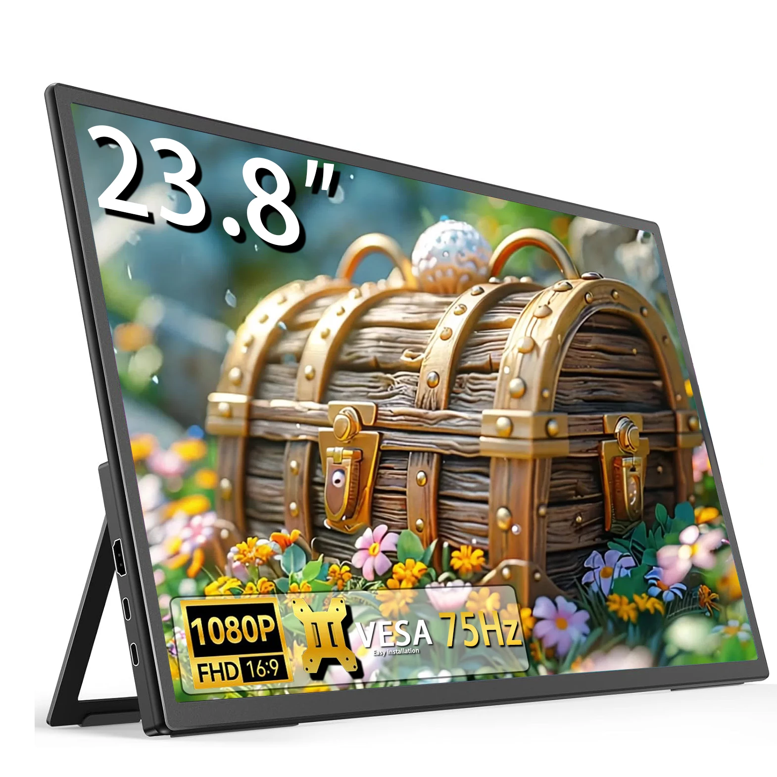 23,8-дюймовый портативный монитор 1080P, 100 Гц с HDMI, USB, IPS, второй монитор, внешний для ПК, ноутбука, Mac Switch, Xbox PS4, S1, стол
23,8-дюймовый портативный монитор 1080P, 100 Гц с HDMI, USB, IPS, второй монитор, внешний для ПК, ноутбука, Mac Switch, Xbox PS4, S1, стол