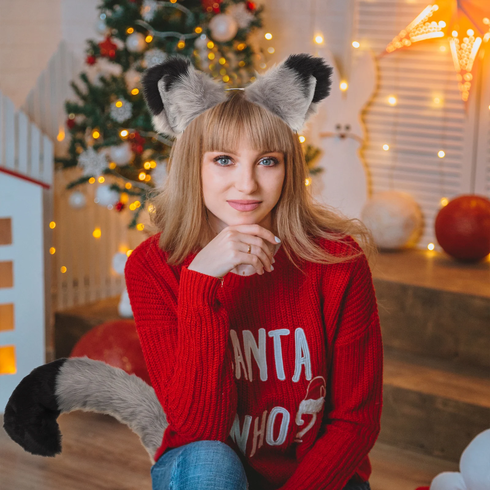 Fox Ears Tail Animals Ear Headb Set Animal Costume Props Party Festival Stage Kids Adults
Fox Ears Tail Animals Ear Headb Set Animal Costume Props Party Festival Stage Kids Adults