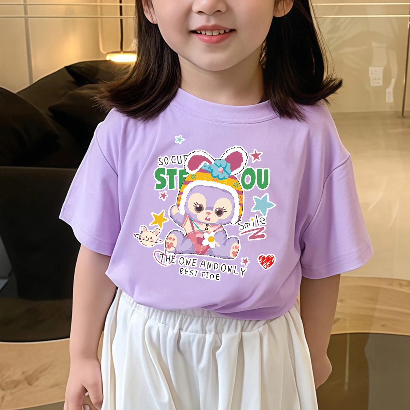 Good Luck Cute StellaLou Pure Cotton Children’s Base Clothe Boy/Girl Comfortable T-shirt Outdoor O-neck Short Sleeve T-shirt
Good Luck Cute StellaLou Pure Cotton Children’s Base Clothe Boy/Girl Comfortable T-shirt Outdoor O-neck Short Sleeve T-shirt
