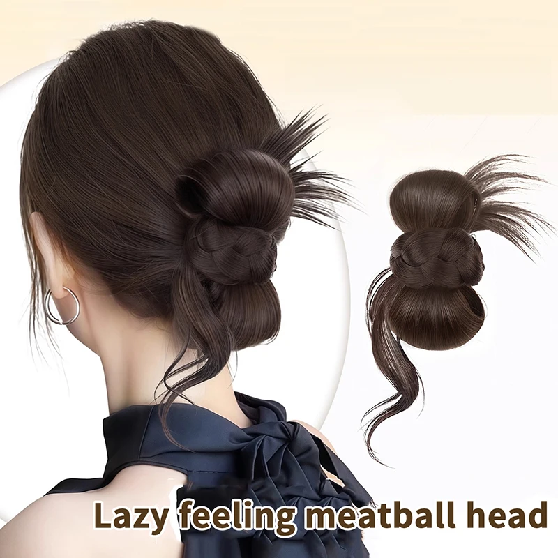 Synthetic Bun Wig Hair Claw Clip Meatball Head Hair Piece Ponytail Extensions Daily Wear DIY Styling Hair Accessories
Synthetic Bun Wig Hair Claw Clip Meatball Head Hair Piece Ponytail Extensions Daily Wear DIY Styling Hair Accessories