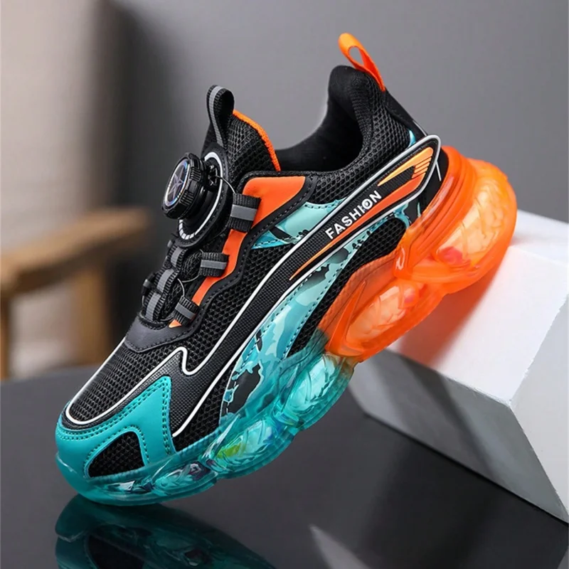 A pair of children's lightweight breathable sneakers with quick-lace rotary buckle for all-day comfort and play BD-1802
A pair of children's lightweight breathable sneakers with quick-lace rotary buckle for all-day comfort and play BD-1802