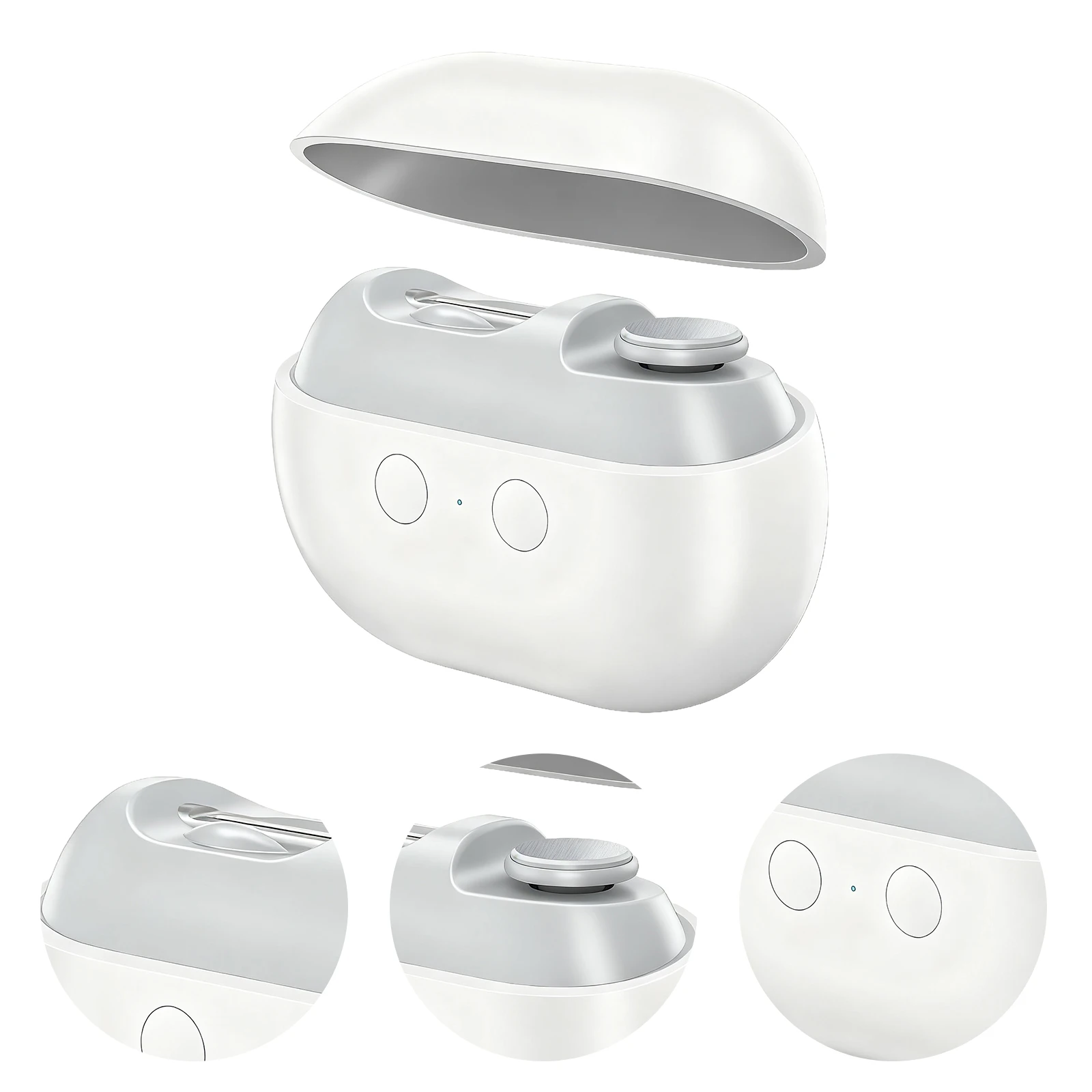 Automatic Fingernail Cutter 2 In 1 Electric Nail Trimmer Type-C Charging Safety Nail Clipper for Children Adult Senior
Automatic Fingernail Cutter 2 In 1 Electric Nail Trimmer Type-C Charging Safety Nail Clipper for Children Adult Senior