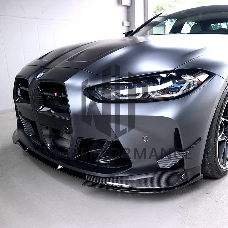 Suitable for BMW M3 M4 G80 G82 G83 modified carbon fiber new M3 M4 dry carbon 3D angled front air spoiler
Suitable for BMW M3 M4 G80 G82 G83 modified carbon fiber new M3 M4 dry carbon 3D angled front air spoiler