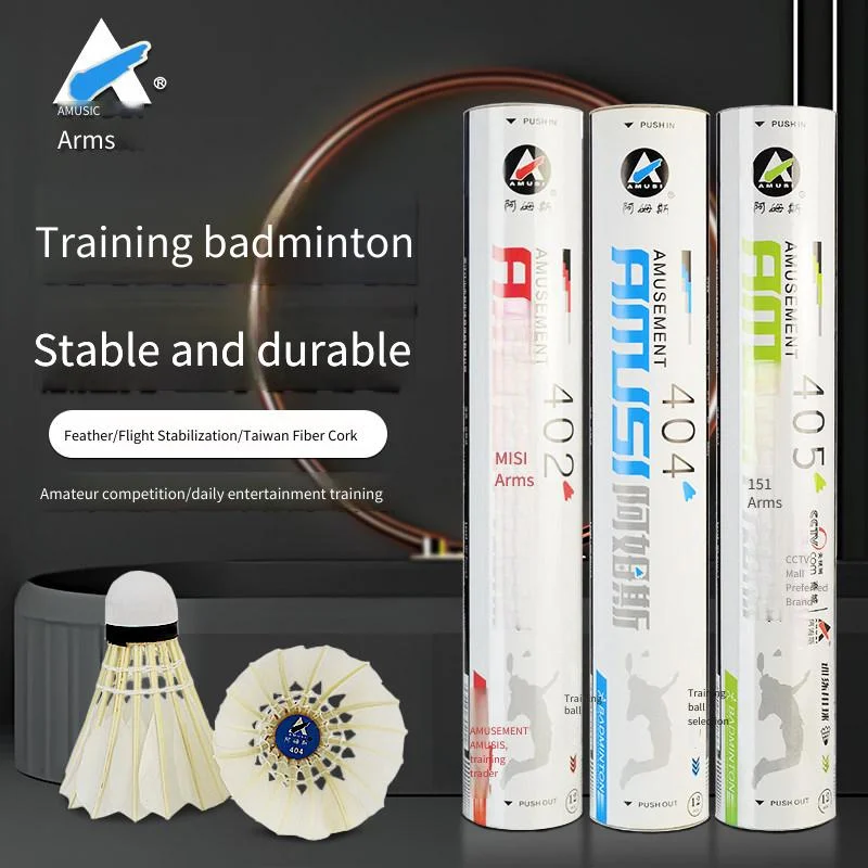 Badminton Shuttlecocks Duck Feather with Great Durability Stability for Professional Competition Or Training Indoor Sports
Badminton Shuttlecocks Duck Feather with Great Durability Stability for Professional Competition Or Training Indoor Sports