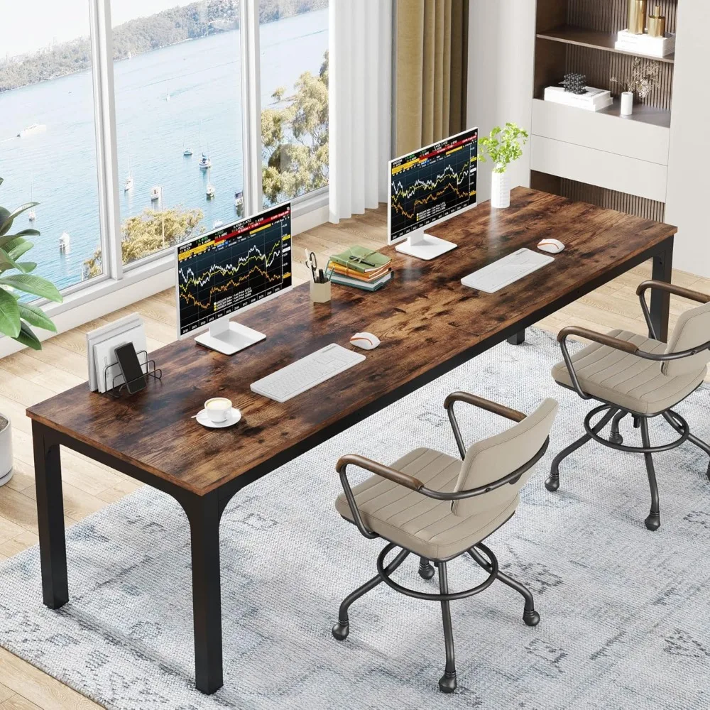 78.7 Inches Extra Long Computer Desk 2 Person Desk, Double Long Desk, Workstaion for Home Office
78.7 Inches Extra Long Computer Desk 2 Person Desk, Double Long Desk, Workstaion for Home Office