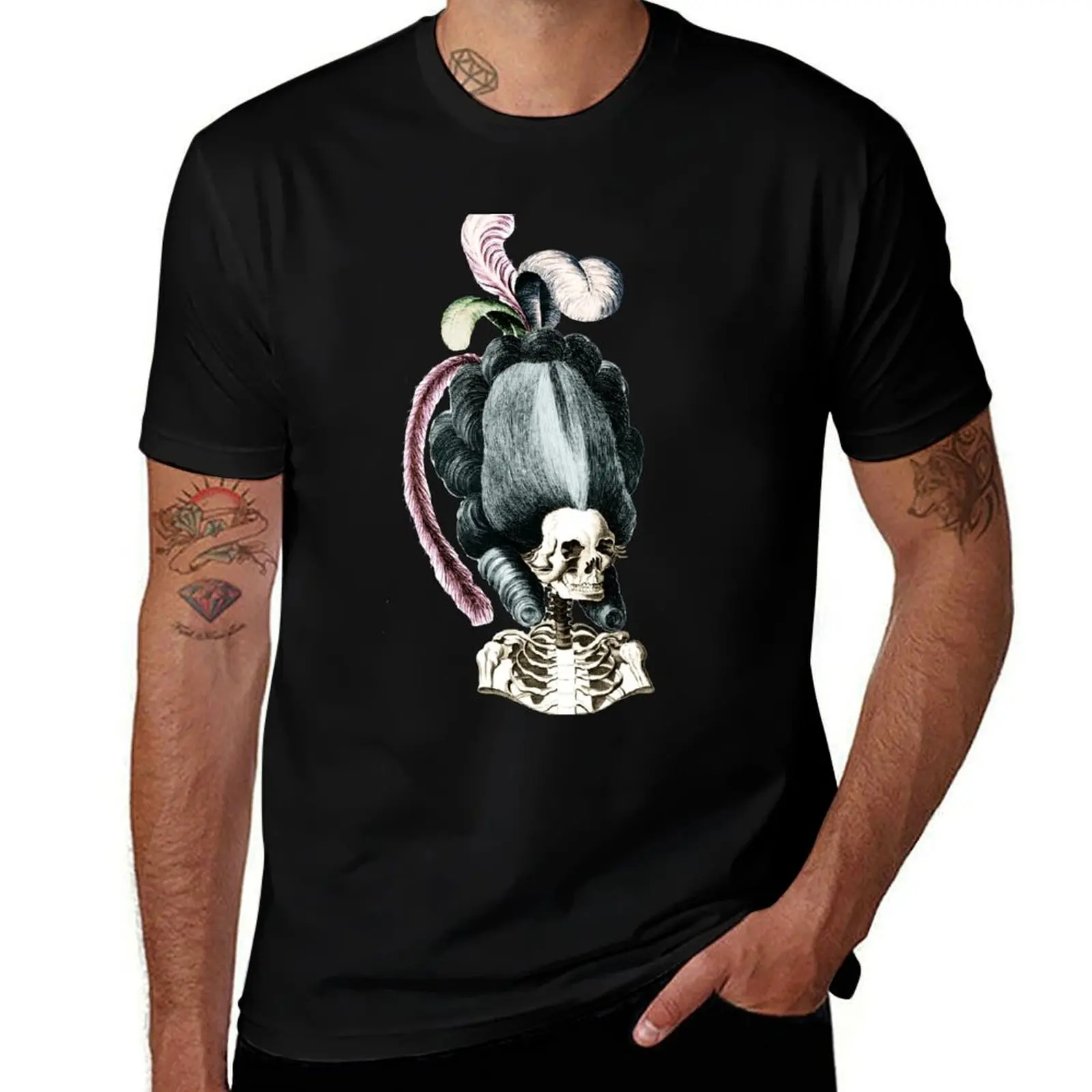 Fashion to Die for, Skeleton with a Wig out of history T-Shirt fashion shirts plus size men clothing
Fashion to Die for, Skeleton with a Wig out of history T-Shirt fashion shirts plus size men clothing
