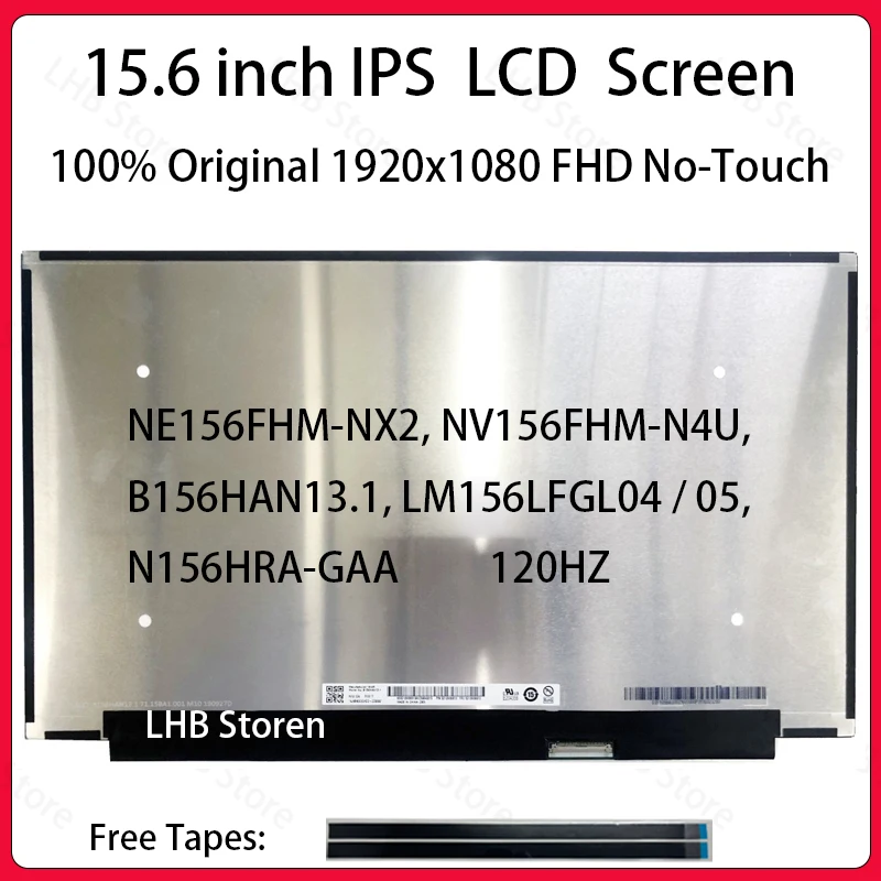 15,6-дюймовый ЖК-экран 120 Гц NE156FHM-NX2 NV156FHM-N4U B156HAN13.1 LM156LFGL04 LM156LFGL05 N156HRA-GAA, матричная панель дисплея FHD, 40 контактов
15,6-дюймовый ЖК-экран 120 Гц NE156FHM-NX2 NV156FHM-N4U B156HAN13.1 LM156LFGL04 LM156LFGL05 N156HRA-GAA, матричная панель дисплея FHD, 40 контактов