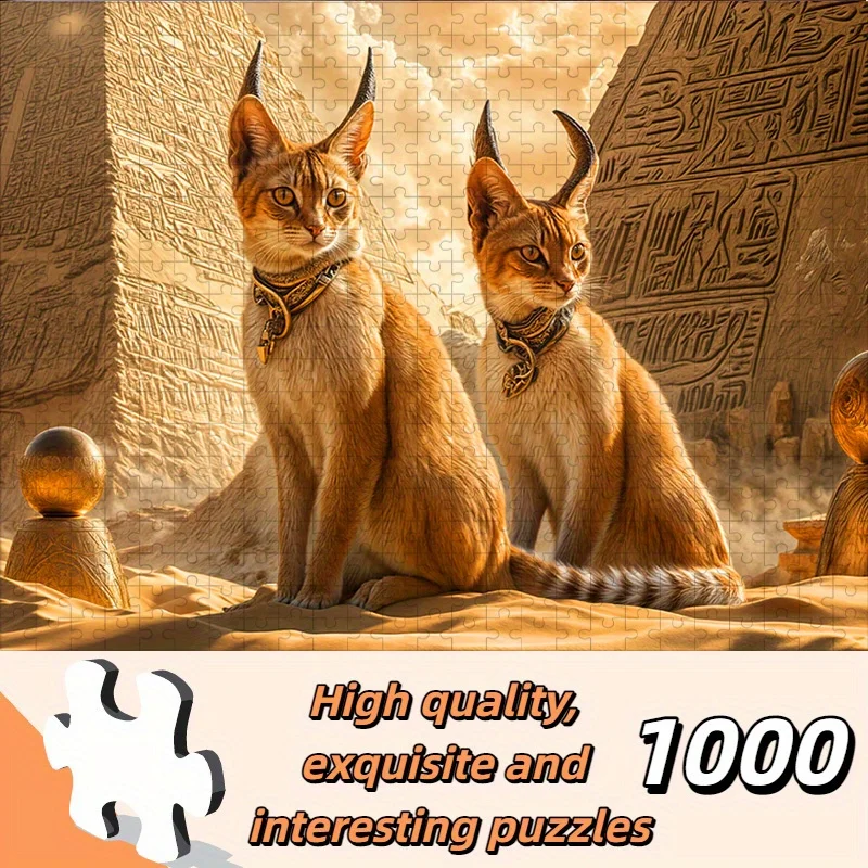 500/1000 Pieces Jigsaw Puzzle The Desert Golden Cat Jigsaw Puzzle Educational Toy for Kids Children 's Games Christmas Gift
500/1000 Pieces Jigsaw Puzzle The Desert Golden Cat Jigsaw Puzzle Educational Toy for Kids Children 's Games Christmas Gift