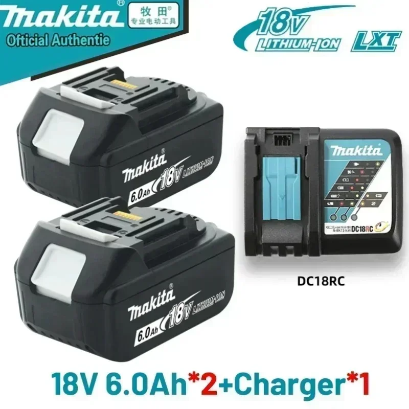 2025 Charger BL1860 Rechargeable Battery 18V 6.0Ah Lithium Ion for Makita 18v Battery 6Ah BL1850 BL1880 BL1860B LXT400
2025 Charger BL1860 Rechargeable Battery 18V 6.0Ah Lithium Ion for Makita 18v Battery 6Ah BL1850 BL1880 BL1860B LXT400