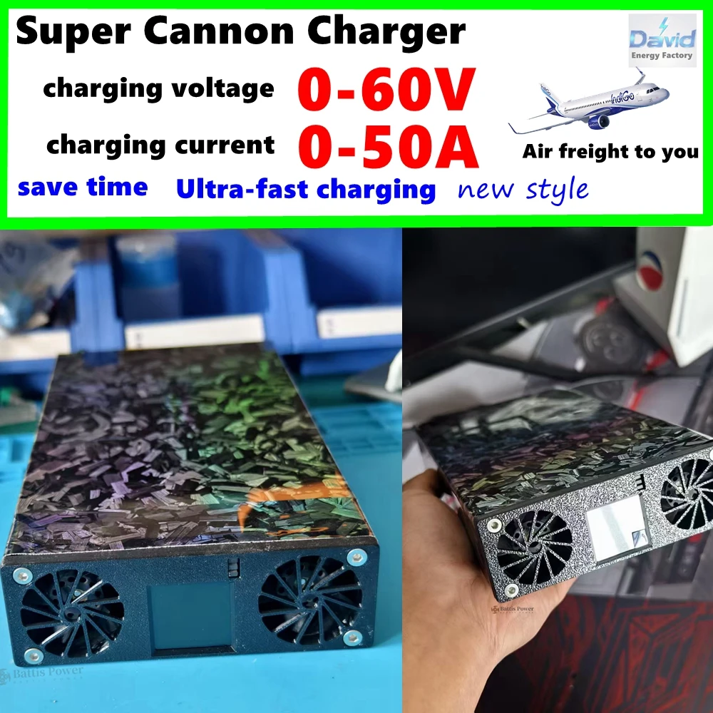 Многофункциональное зарядное устройство для банок, 0–60 В, 0–50 А, 6 В, 12 В, 24 В, 36 В, 48 В, 60 В, полная мощность, быстрая зарядка. Супер зарядное устройство.
Многофункциональное зарядное устройство для банок, 0–60 В, 0–50 А, 6 В, 12 В, 24 В, 36 В, 48 В, 60 В, полная мощность, быстрая зарядка. Супер зарядное устройство.