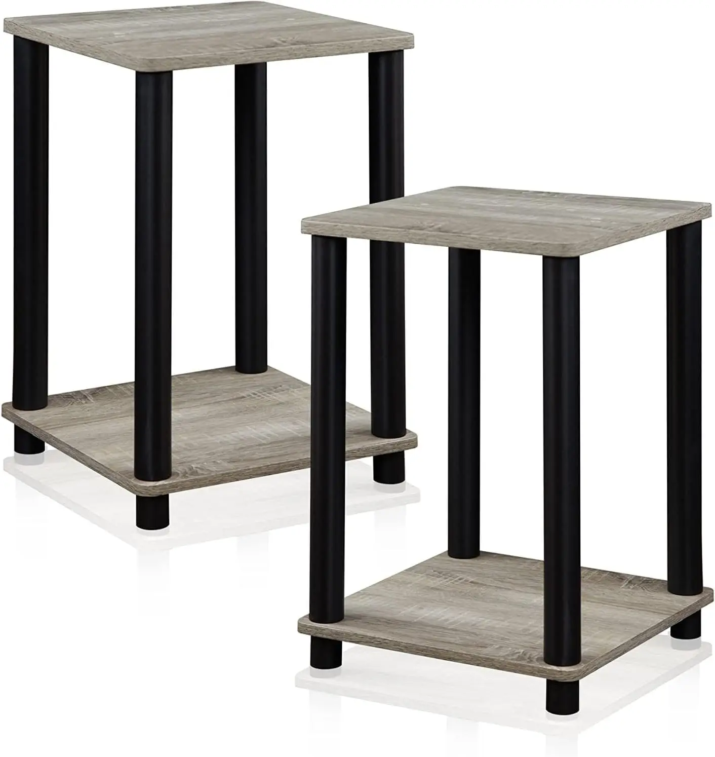 Stylish End Table, French Oak Grey/Black,2-Pack (2-99800GYW)
Stylish End Table, French Oak Grey/Black,2-Pack (2-99800GYW)